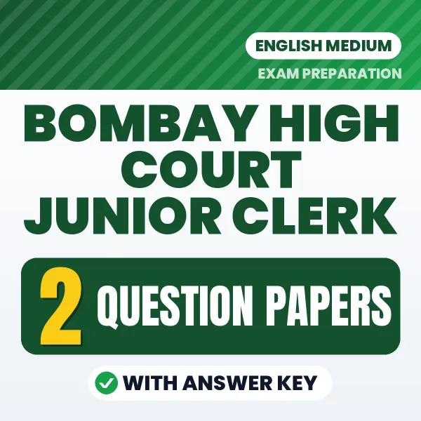 Bombay High Court Junior Clerk Exam Question Paper Series (English): 2 Exam-Like Question Papers with Answers