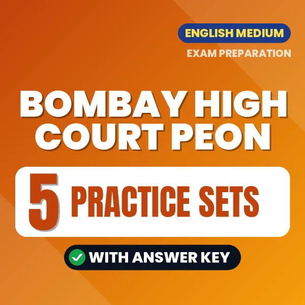 Latest Pattern Bombay High Court Peon Practice Set eBook in English – 5 Practice Sets with Answer Key for Self-Assessment