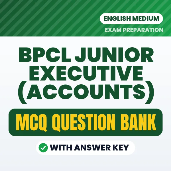 Crack BPCL Junior Executive (Accounts) Exam with This MCQ Practice Book PDF in English – Instant Download