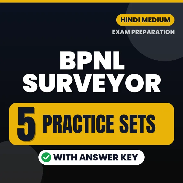 Boost Your BPNL Surveyor Exam Score with 5 Practice Sets with Answer Key in Hindi – PDF eBook