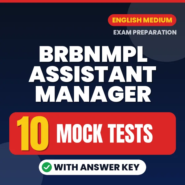 BRBNMPL ASSISTANT MANAGER Mock Test PDF in English – 10 Full-Length Mock Tests with Answer Key