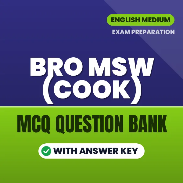 Crack BRO MSW (Cook) Exam with This MCQ Practice Book PDF in English – Instant Download