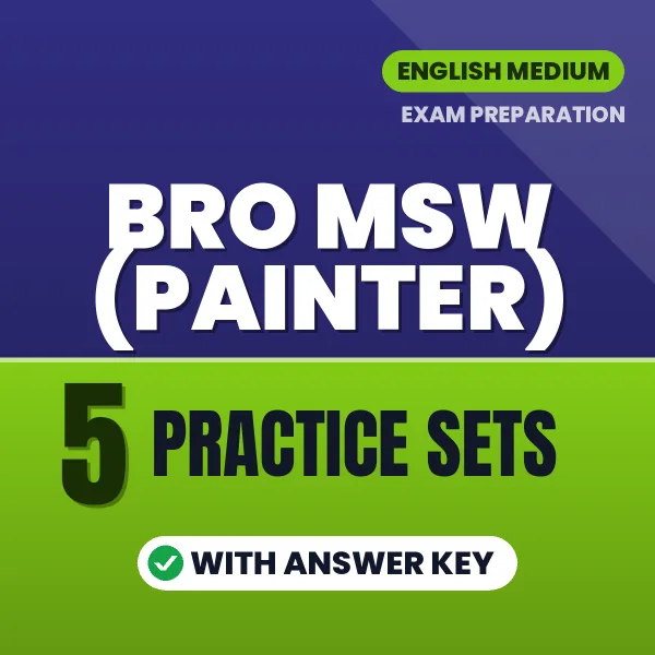 Boost Your BRO MSW (Painter) Exam Score with 5 Practice Sets with Answer Key in English – PDF eBook