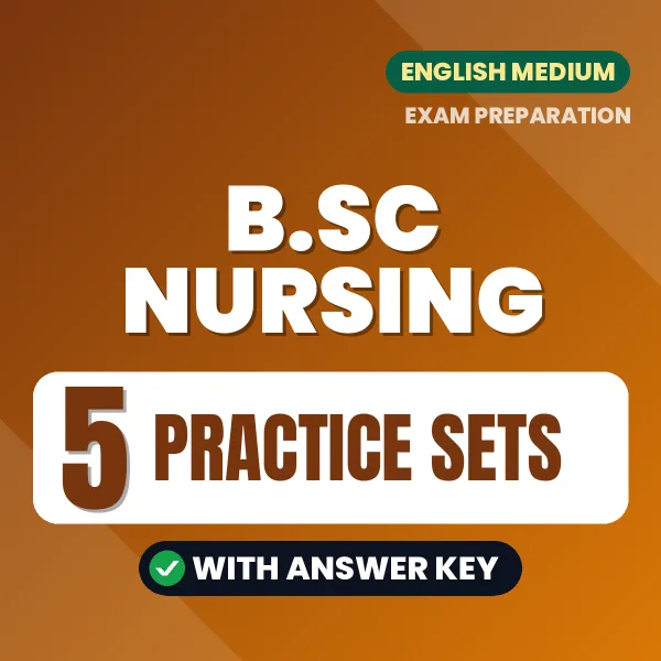 B.SC Nursing Exam Practice Set Series (English): 5 Exam-Like Practice Sets with Answers