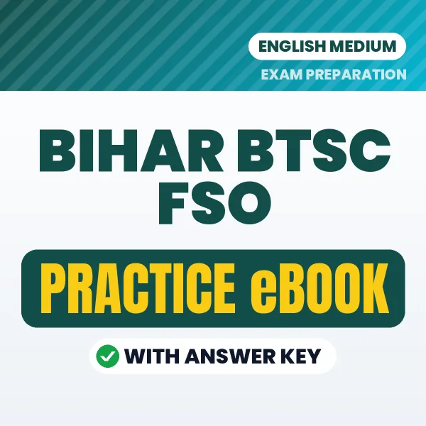 Bihar BTSC FSO Exam eBook PDF in English – Complete Practice Material for Smart Preparation