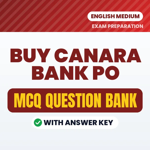 Buy Canara Bank PO Exam Objective Type Questions eBook in English – Latest Pattern MCQ Collection