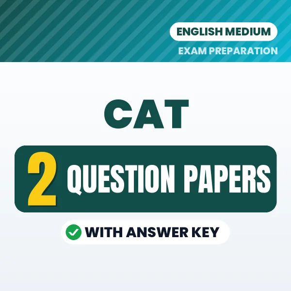 Boost Your CAT Exam Score with 2 Question Papers with Answer Key in English – PDF eBook