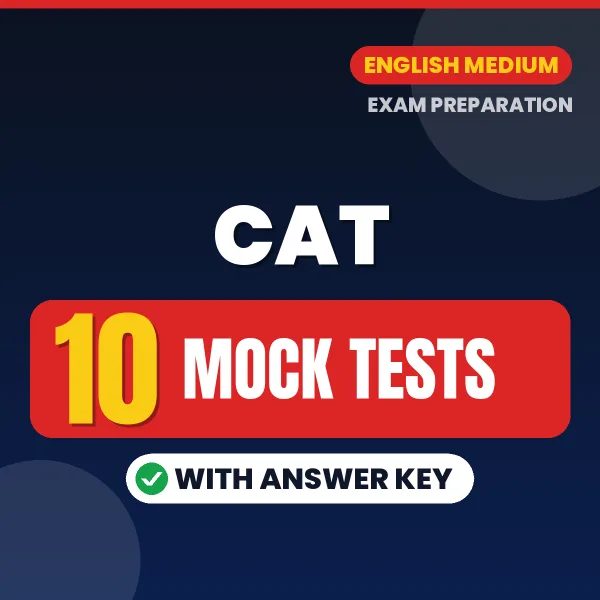 Boost Your CAT Exam Score with 10 Mock Tests with Answer Key in English – PDF eBook