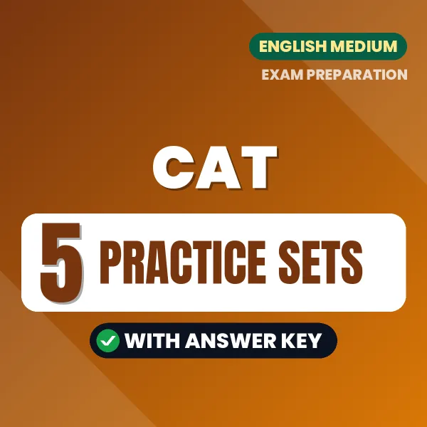 Boost Your CAT Exam Score with 5 Practice Sets with Answer Key in English – PDF eBook