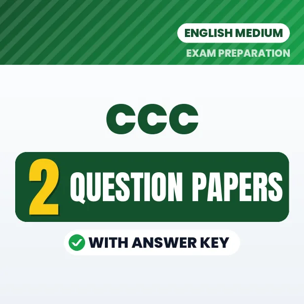 CCC Exam Question Paper Series (English): 2 Exam-Like Question Papers with Answers