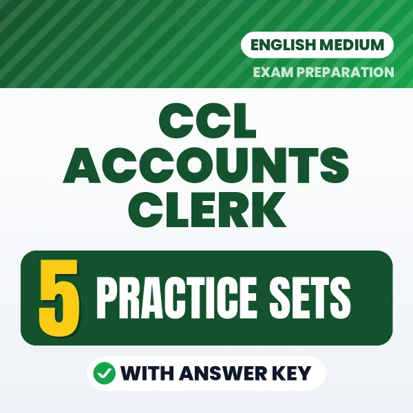 Test Your CCL Accounts Clerk Exam Preparation – 5 Practice Sets with Answer Key in PDF Format (English)