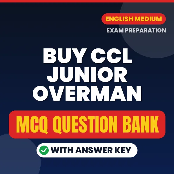 Buy CCL Junior Overman Exam Objective Type Questions eBook in English – Latest Pattern MCQ Collection