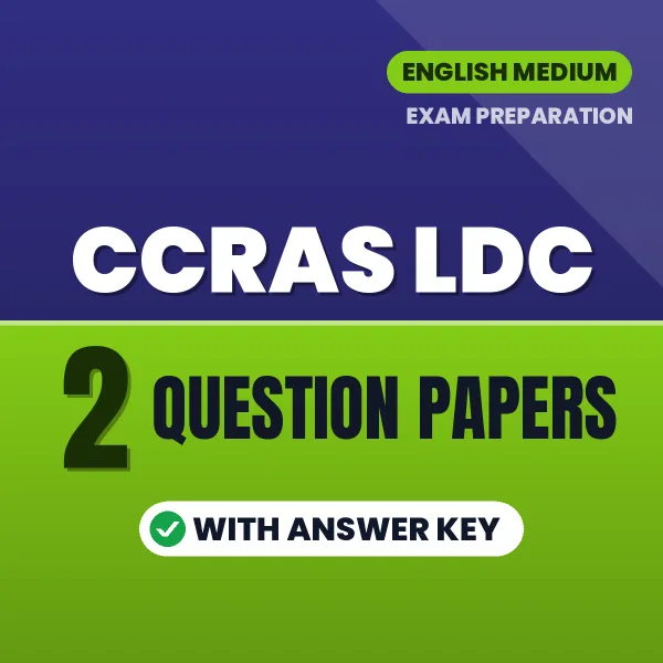 Test Your CCRAS LDC Exam Preparation – 2 Question Papers with Answer Key in PDF Format (English)