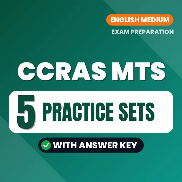 CCRAS MTS Exam Practice Set Series (English): 5 Exam-Like Practice Sets with Answers