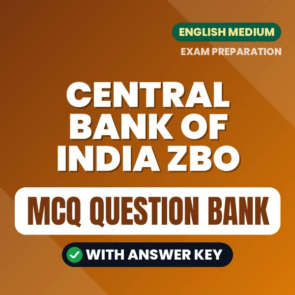 Download Central Bank of India ZBO Exam MCQ PDF in English – Important Objective Questions with Answers