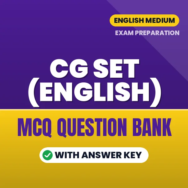 Best MCQ eBook for CG SET (English) Exam in English | Selected Questions with Answer Key