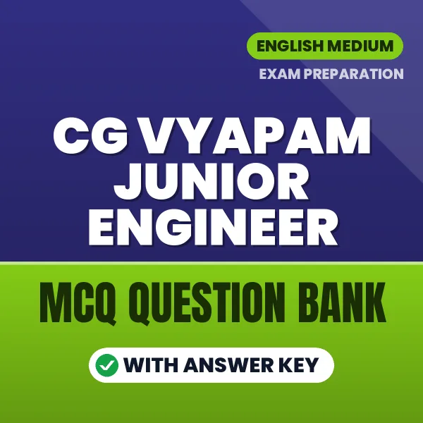 Download CG Vyapam Junior Engineer Exam (Electrical) MCQ PDF in English – Important Objective Questions with Answers