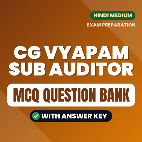 Crack CG Vyapam Sub Auditor Exam with This MCQ Practice Book PDF in Hindi – Instant Download