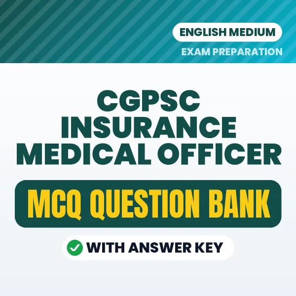 Prepare for CGPSC Insurance Medical Officer Exam with Multiple Choice Questions & Answers PDF in English