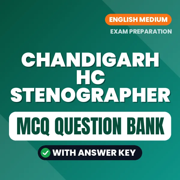Chandigarh HC Stenographer MCQ with Answer Key Book PDF in English – Exam-Oriented Objective Questions for Quick Revision