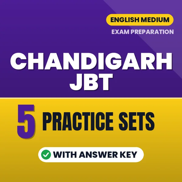 Latest Pattern Chandigarh JBT Practice Set eBook in English – 5 Practice Sets with Answer Key for Self-Assessment