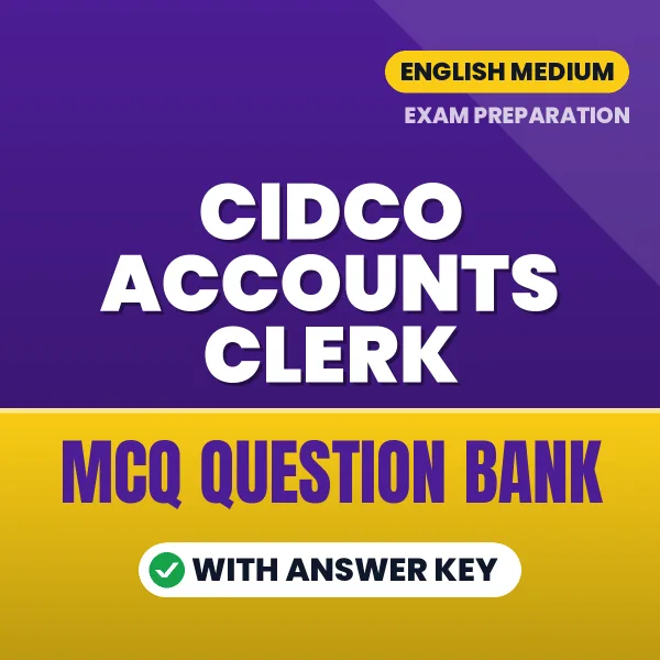 CIDCO Accounts Clerk MCQ with Answer Key Book PDF in English – Exam-Oriented Objective Questions for Quick Revision