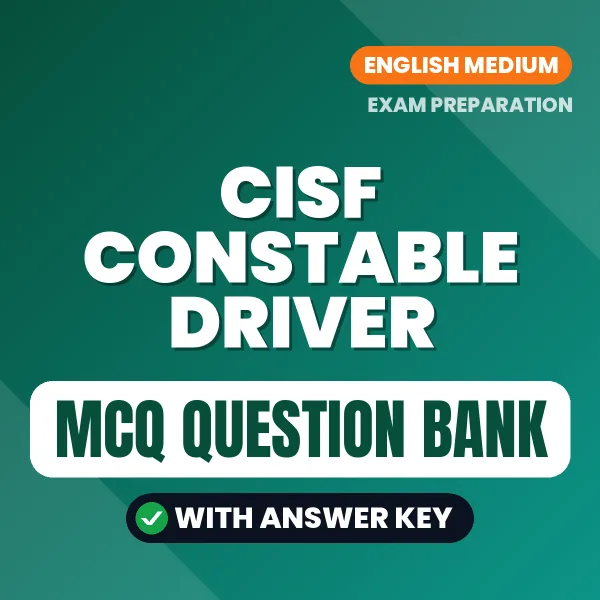 Crack CISF CONSTABLE DRIVER Exam with This MCQ Practice Book PDF in English – Instant Download