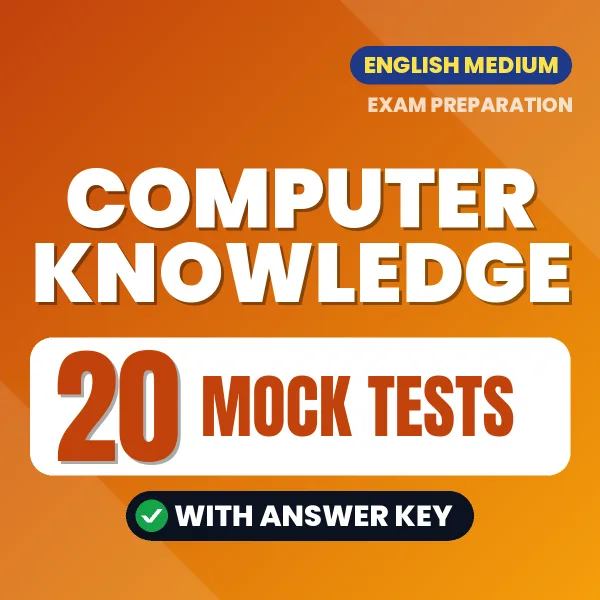 20 Mock Tests for Computer Knowledge Exam in English | Practice eBook with Answer Key – Instant PDF Download