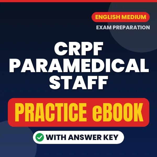 CRPF Paramedical Staff Exam eBook PDF in English – Complete Practice Material for Smart Preparation