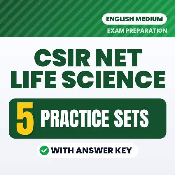 5 Practice Sets for CSIR NET Life Science Exam in English | Practice eBook with Answer Key – Instant PDF Download
