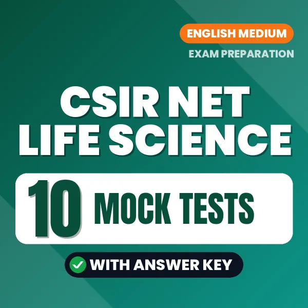 10 Mock Tests for CSIR NET Life Science Exam in English | Practice eBook with Answer Key – Instant PDF Download