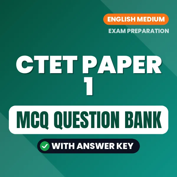 Crack CTET PAPER 1 Exam with This MCQ Practice Book PDF in English – Instant Download