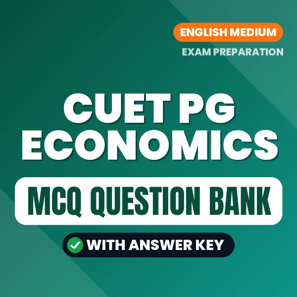 CUET PG Economics MCQ with Answer Key Book PDF in English – Exam-Oriented Objective Questions for Quick Revision