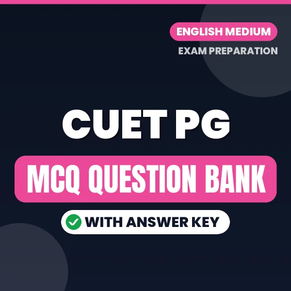 CUET PG Preparation Exam Objective Question Bank (English): MCQs with Answer Key Based on the Latest Syllabus