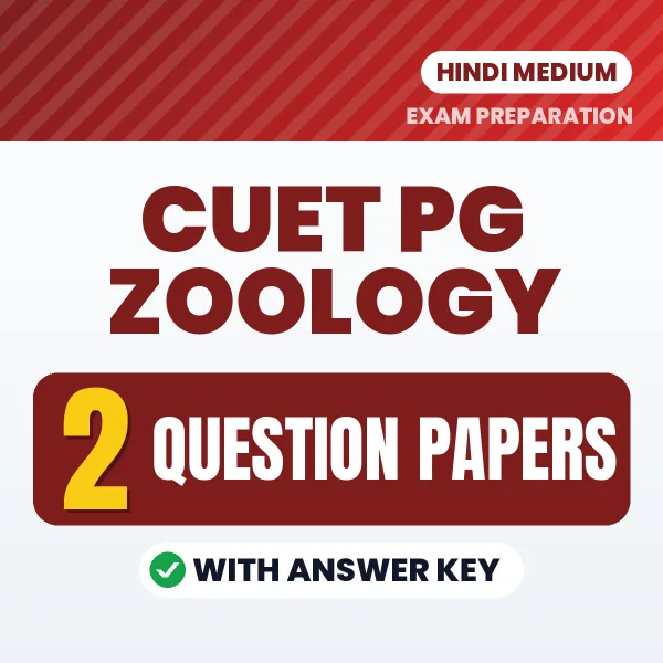 2 Question Papers for CUET PG Zoology Exam in Hindi | Practice eBook with Answer Key – Instant PDF Download
