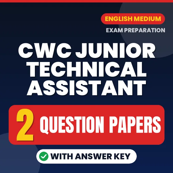 Practice for CWC Junior Technical Assistant Exam at Home – 2 Question Papers PDF in English with Answers