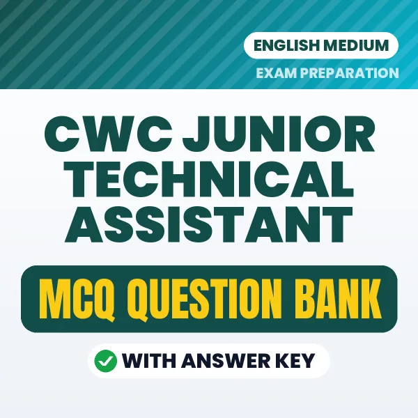 Prepare for CWC Junior Technical Assistant Exam with Multiple Choice Questions & Answers PDF in English