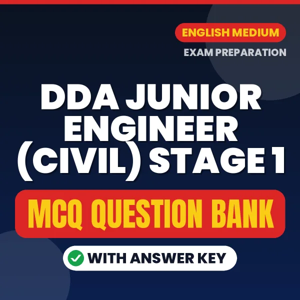 Crack DDA Junior Engineer (Civil) Stage 1 Exam with This MCQ Practice Book PDF in English – Instant Download