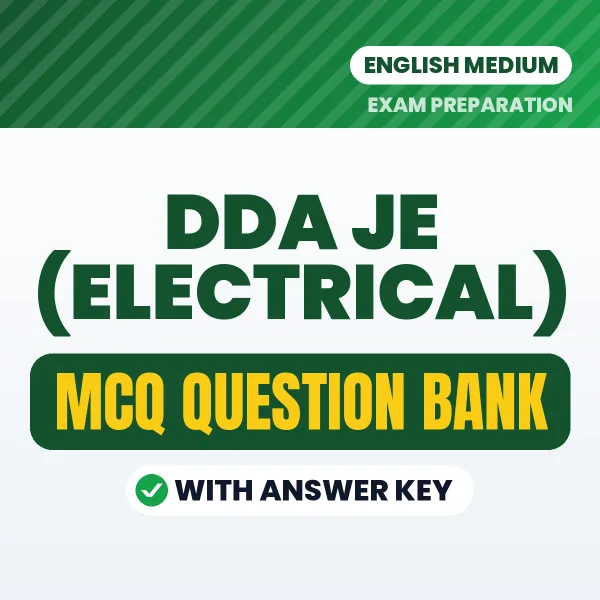 DDA JE (Electrical) MCQ with Answer Key Book PDF in English – Exam-Oriented Objective Questions for Quick Revision