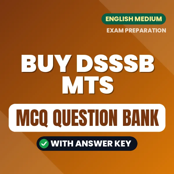 Buy DSSSB MTS Exam Objective Type Questions eBook in English – Latest Pattern MCQ Collection