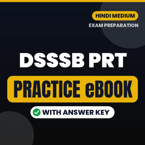 DSSSB PRT Exam eBook PDF in Hindi – Complete Practice Material for Smart Preparation