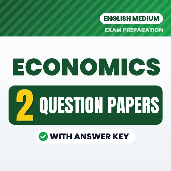 Latest Pattern Economics Question Paper eBook in English – 2 Question Papers with Answer Key for Self-Assessment