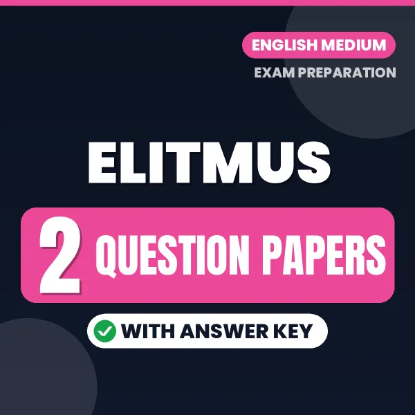Practice for ELitmus Exam at Home – 2 Question Papers PDF in English with Answers