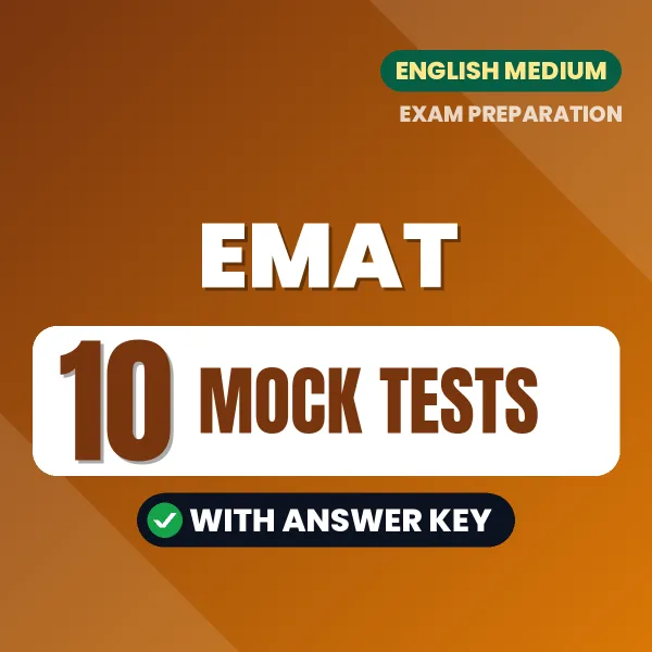 EMAT Mock Test PDF in English – 10 Full-Length Mock Tests with Answer Key