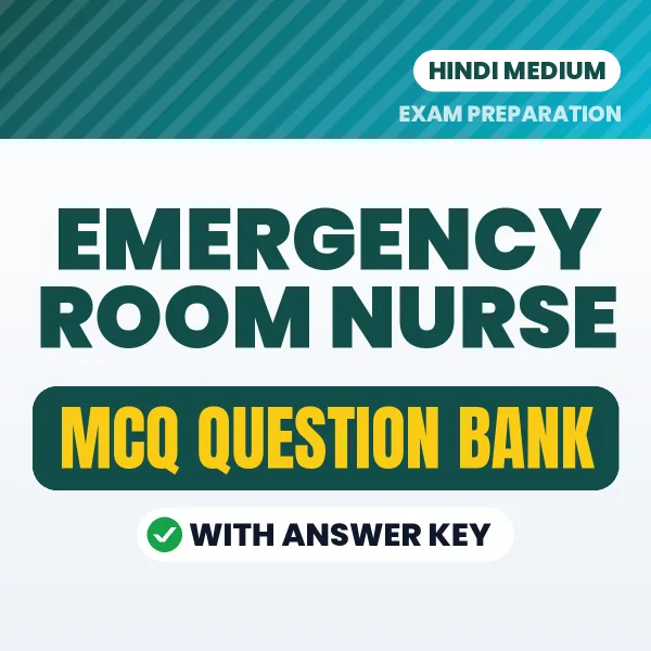 Crack Emergency Room Nurse Exam with This MCQ Practice Book PDF in Hindi – Instant Download