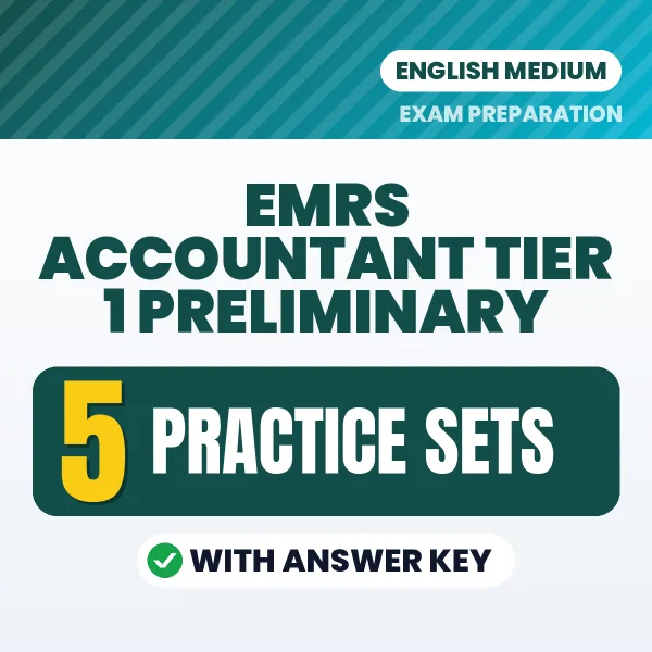 Download 5 EMRS Accountant Tier 1 Preliminary Practice Sets PDF (English) Based on the Latest Exam Pattern