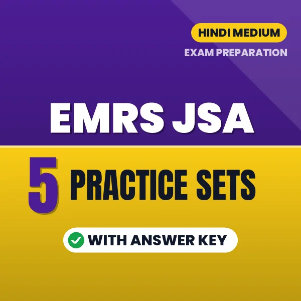 Latest Pattern EMRS JSA Practice Set eBook in Hindi – 5 Practice Sets with Answer Key for Self-Assessment