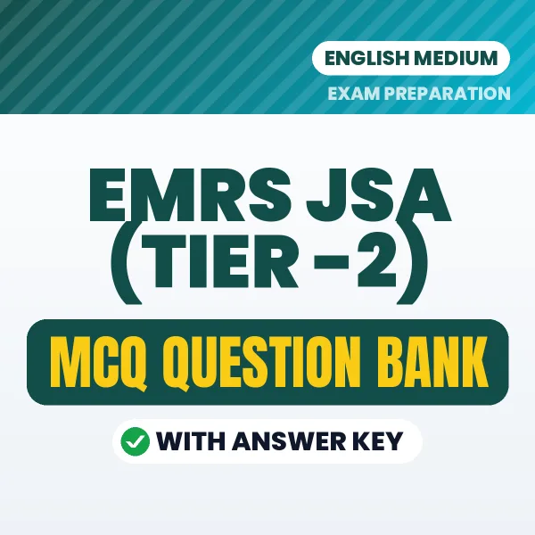 Crack EMRS JSA (Tier -2) Exam with This MCQ Practice Book PDF in English – Instant Download