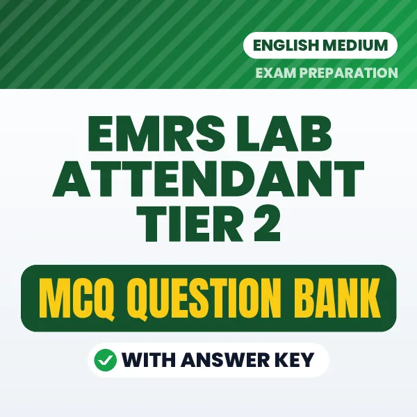 Crack EMRS Lab Attendant Tier 2 Exam with This MCQ Practice Book PDF in English – Instant Download
