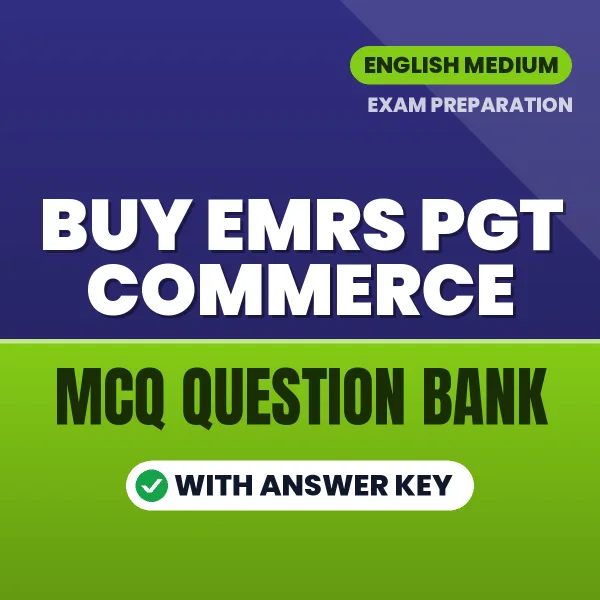 Buy EMRS PGT Commerce Exam Objective Type Questions eBook in English – Latest Pattern MCQ Collection